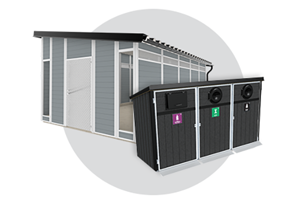 Kärlskåp, miljöhus